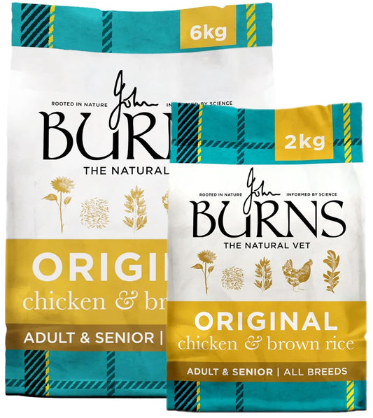 Burns Adult/Senior Dog Food (Chicken & Brown Rice) - Buy Online SPR Centre UK