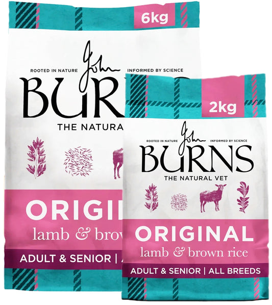 Burns - Adult/Senior Dog Food (Lamb & Brown Rice) - Buy Online SPR Centre UK