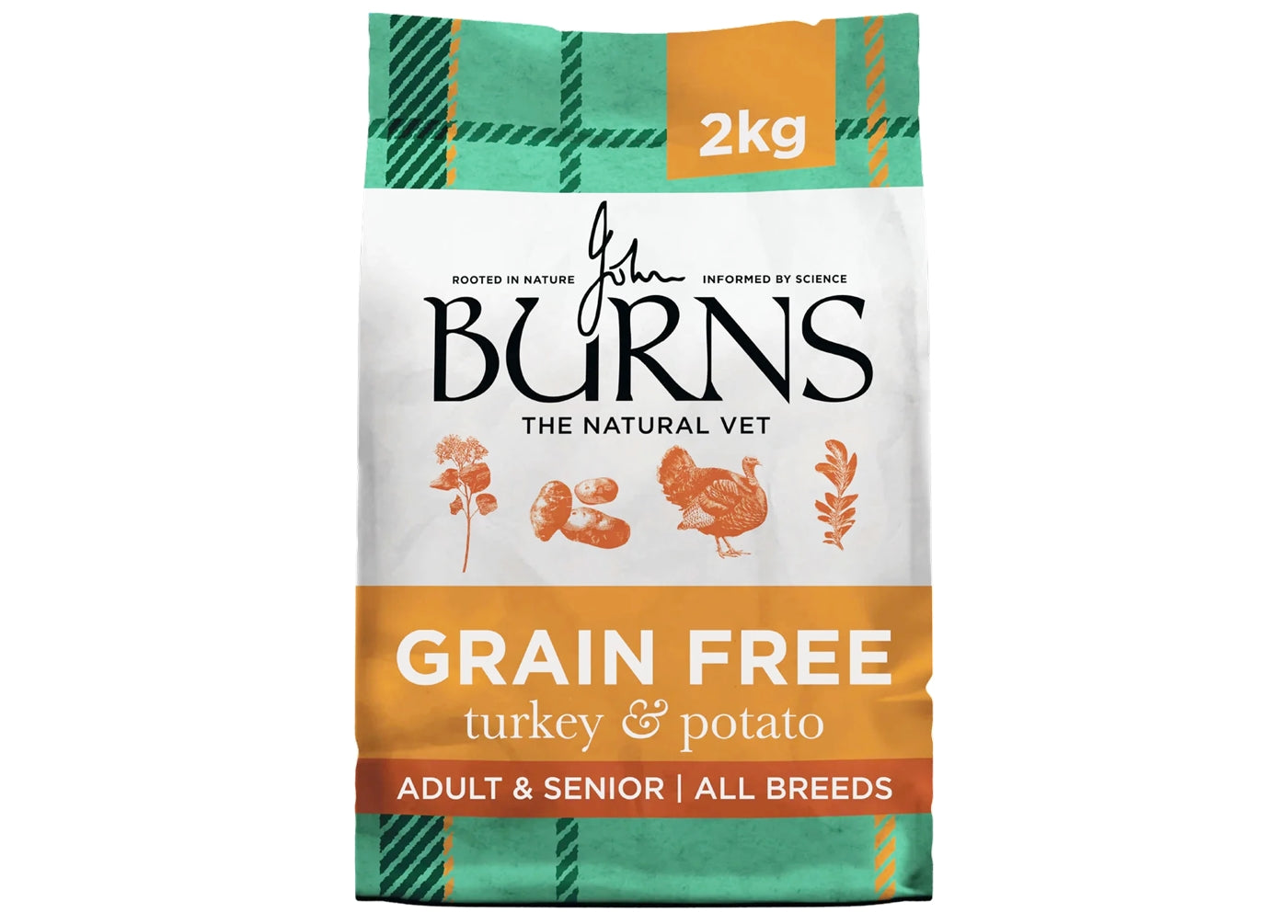 Burns - Adult/Senior Grain Free Dog Food (Turkey & Potato)