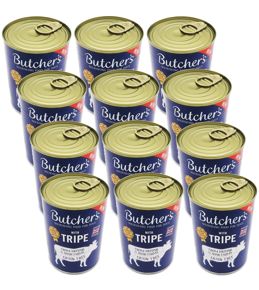 Butchers - Original Tripe (12 x 400g Cans) - Buy Online SPR Centre UK