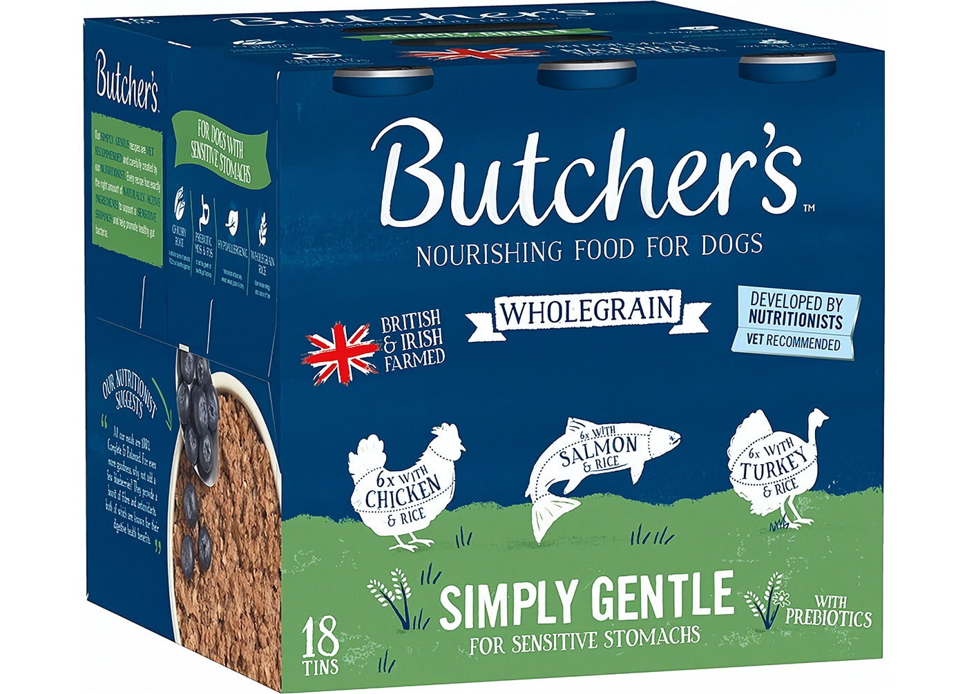 Butchers - Simply Gentle Wet Dog Food Variety Pack 18x390g - Buy Online SPR Centre UK