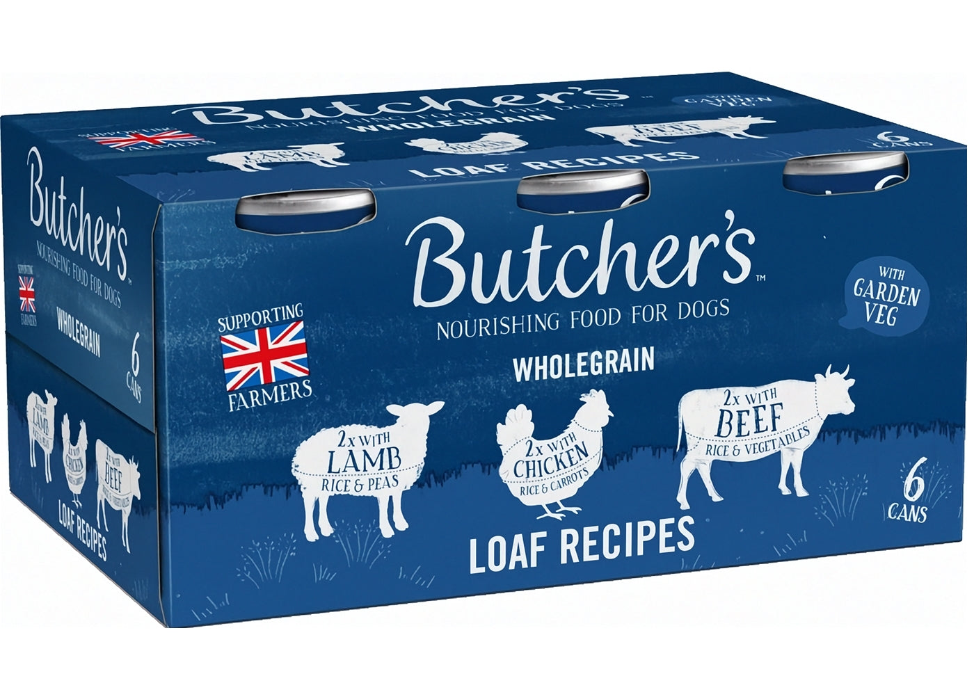 Butchers - Wholegrain Loaf Recipes Variety Pack 6x390g - Buy Online SPR Centre UK