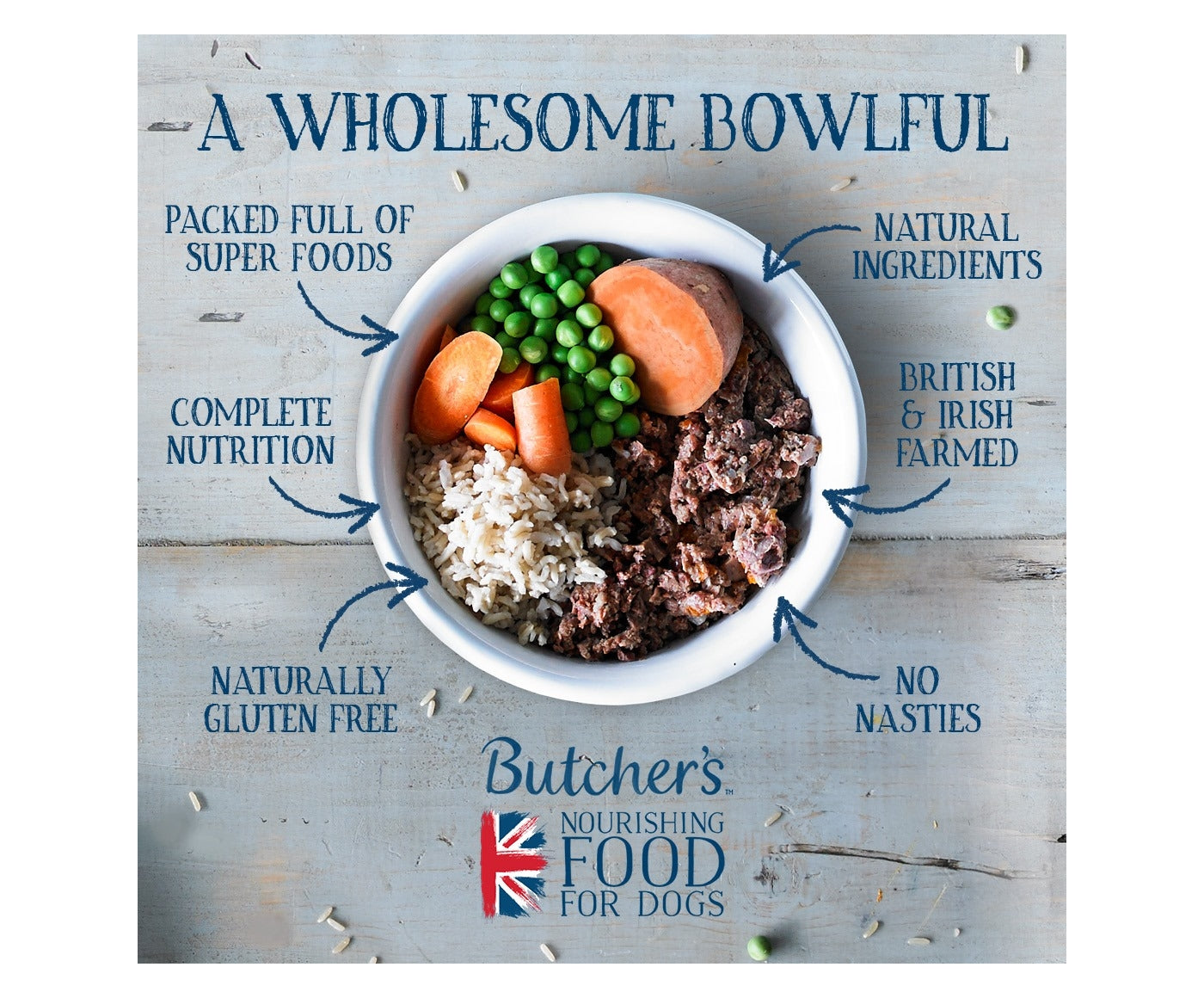 Butchers - Wholegrain Loaf Recipes Variety Pack 6x390g - Buy Online SPR Centre UK