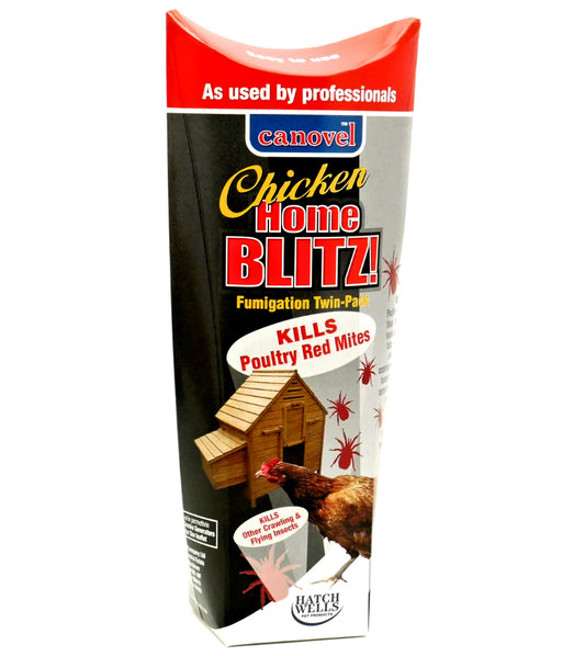 Canovel Home Blitz! Chicken Fumigator | Kills Red Mites - Buy Online SPR Centre UK