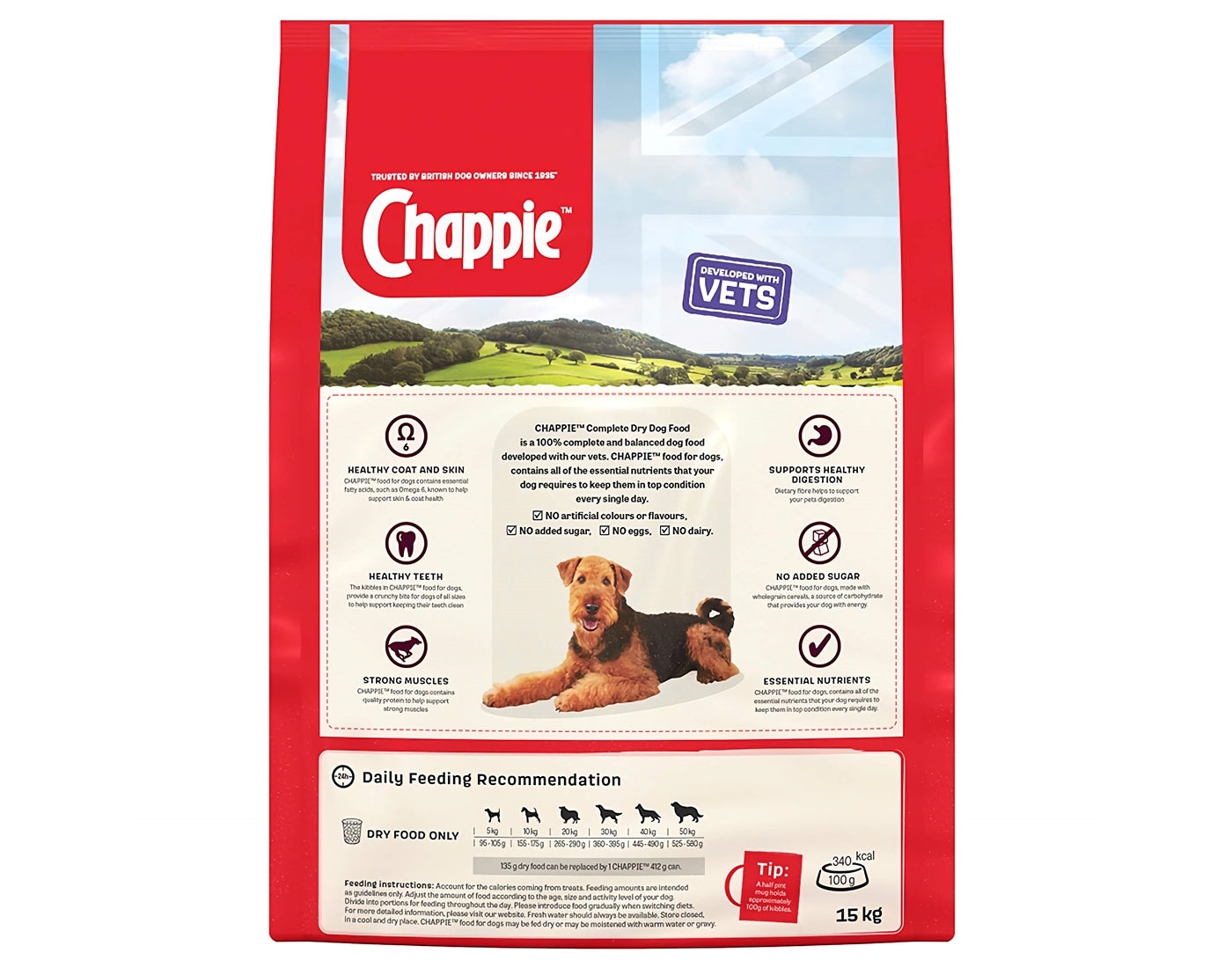 Chappie - Complete Adult Dog Food - Beef & Wholegrain Cereal - Buy Online SPR Centre UK