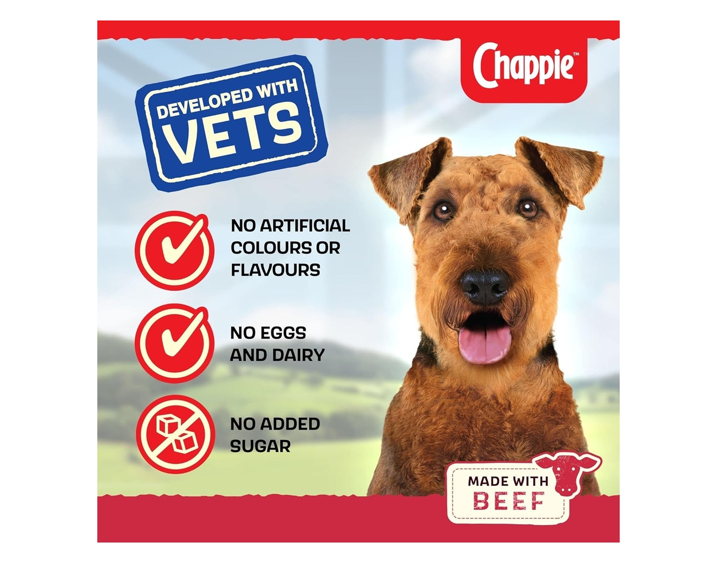 Chappie - Complete Adult Dog Food - Beef & Wholegrain Cereal - Buy Online SPR Centre UK