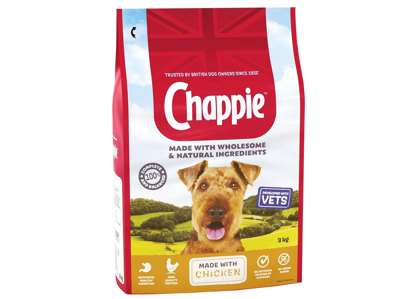 Chappie - Complete Adult Dog Food - Chicken & Wholegrain Cereal - Buy Online SPR Centre UK