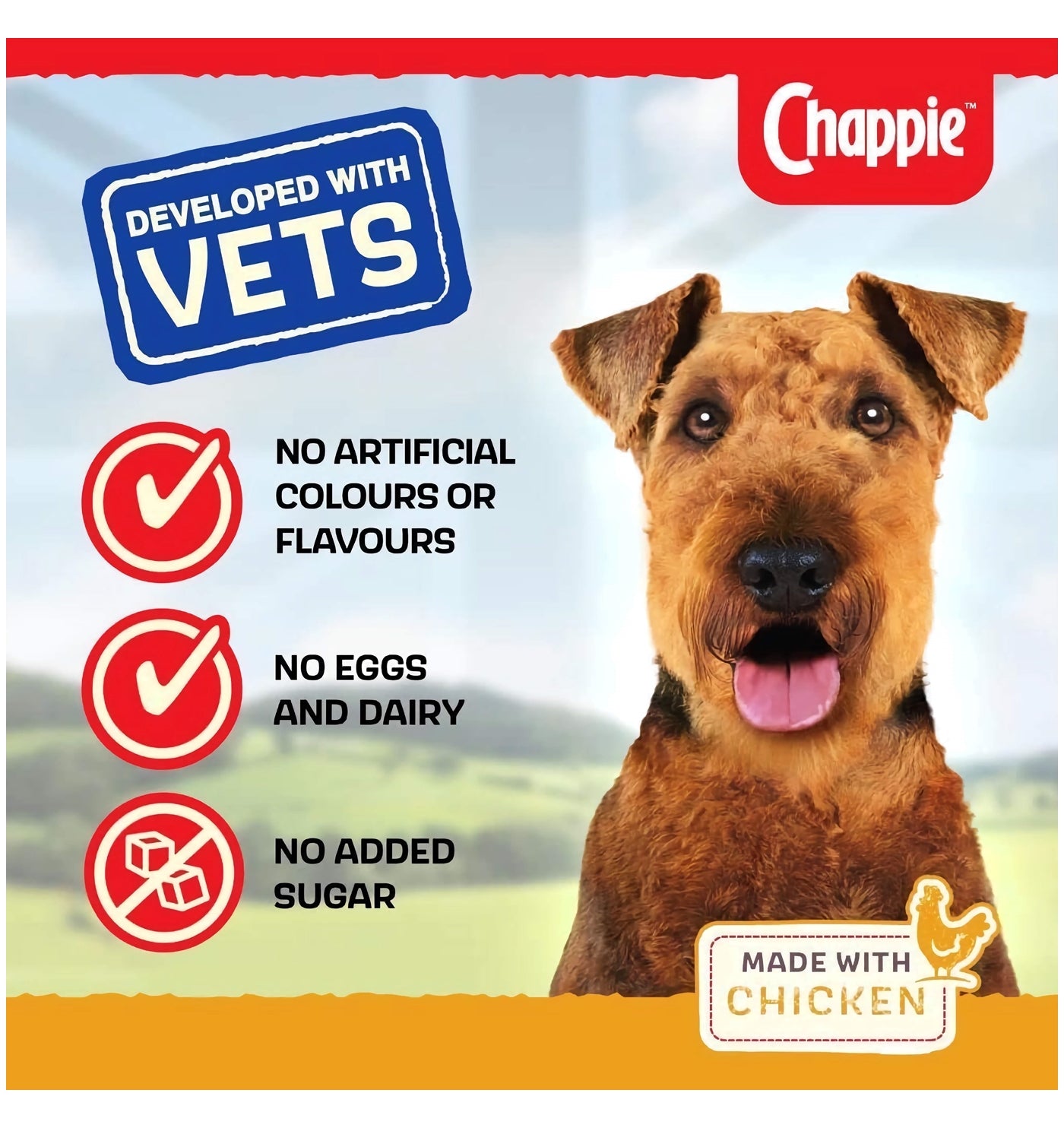 Chappie - Complete Adult Dog Food - Chicken & Wholegrain Cereal - Buy Online SPR Centre UK