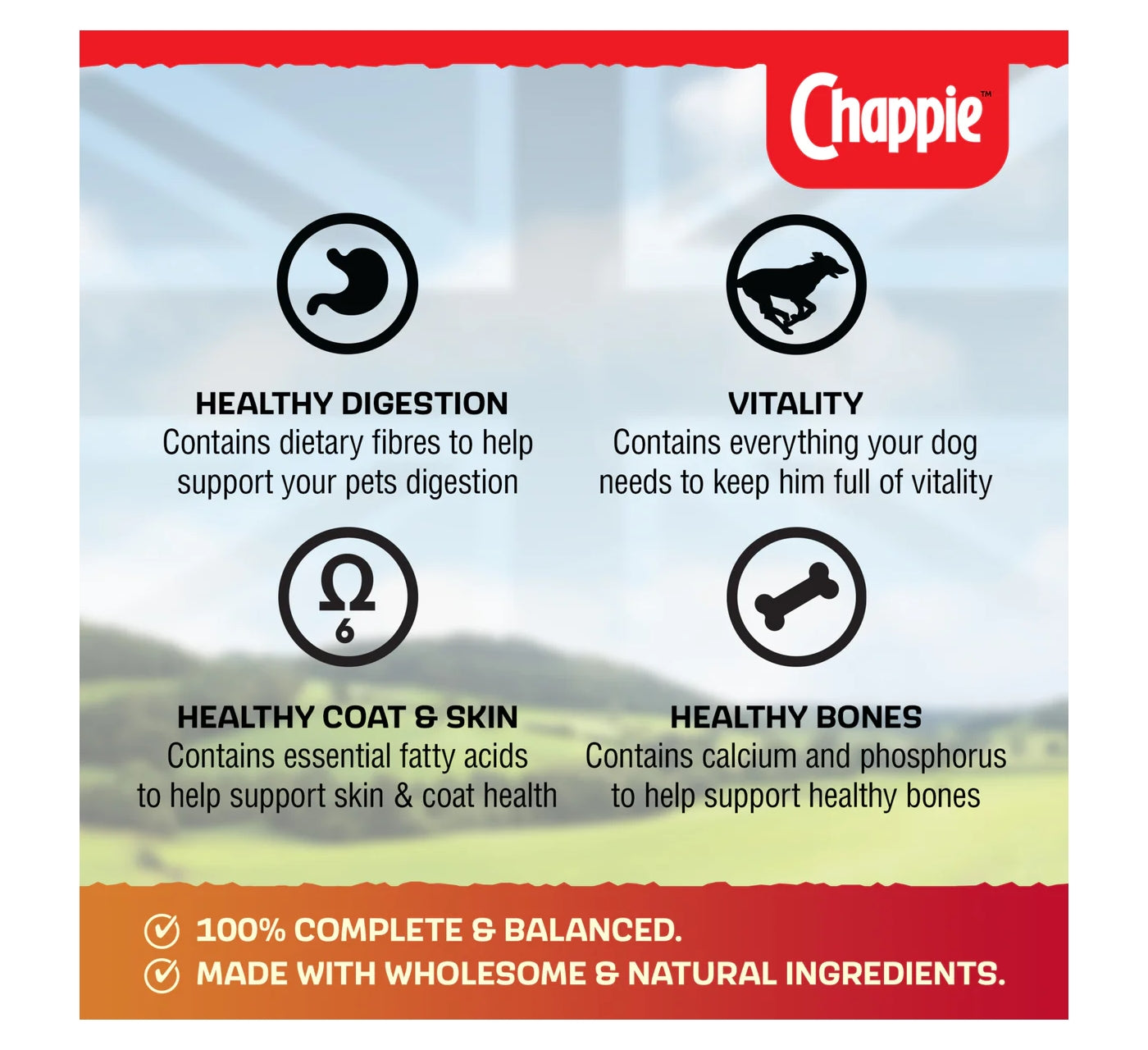 Chappie - Favourites Dog Food Variety Pack 6x412g - Buy Online SPR Centre UK