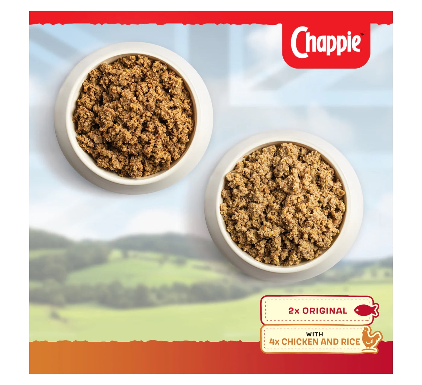 Chappie - Favourites Dog Food Variety Pack 6x412g - Buy Online SPR Centre UK
