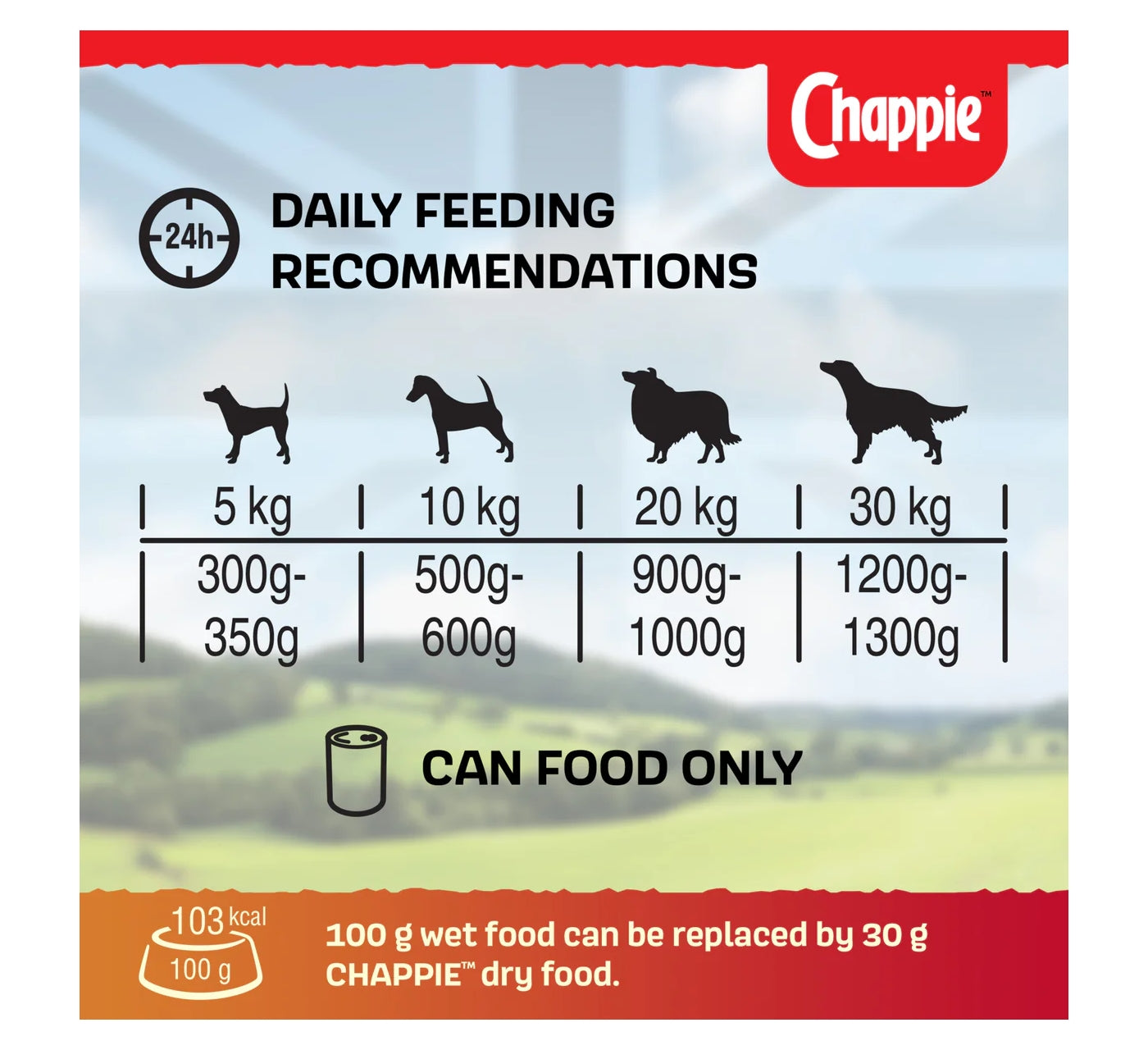 Chappie - Favourites Dog Food Variety Pack 6x412g - Buy Online SPR Centre UK