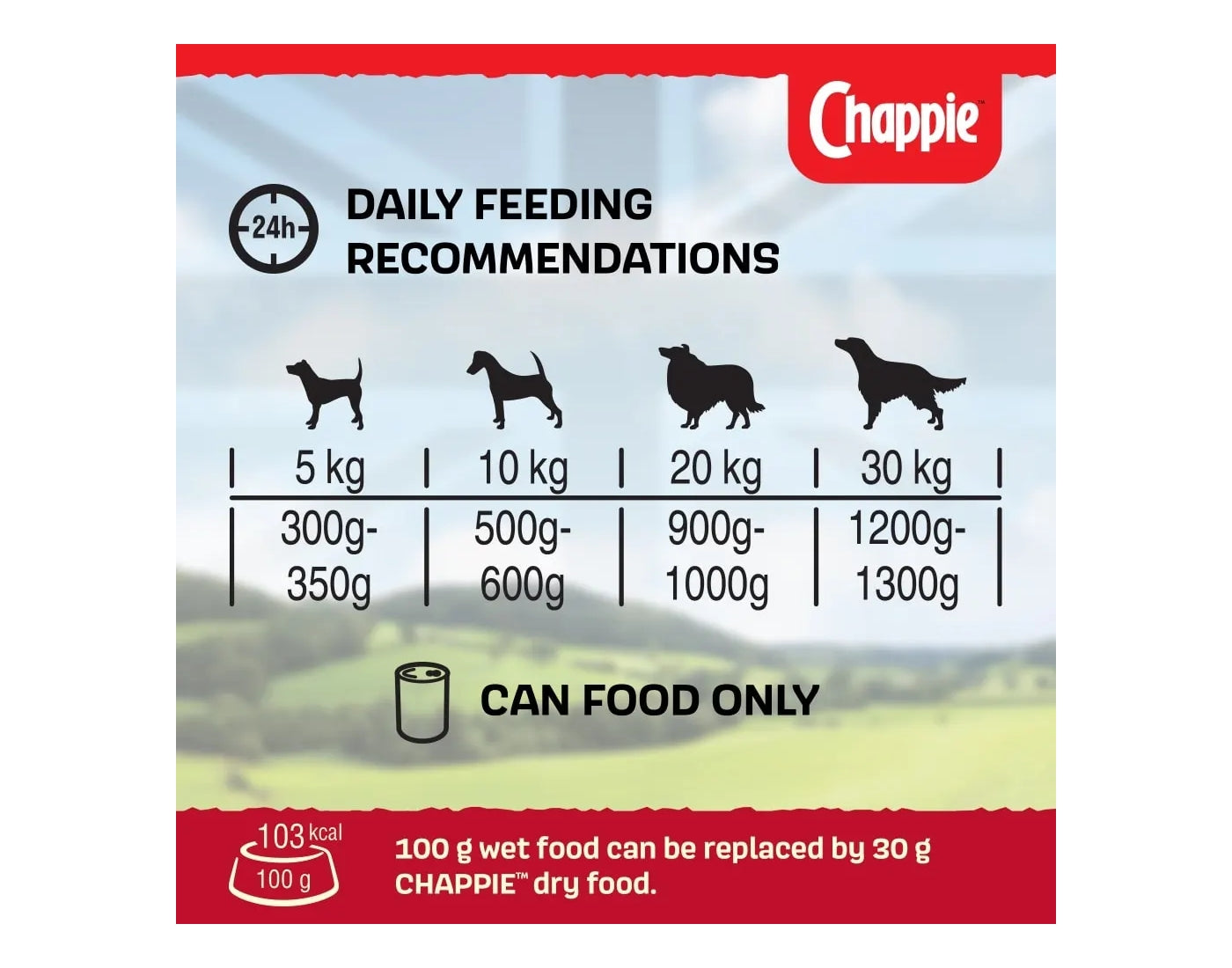 Chappie - Original Complete Wet Dog Food 12 x 412g - Buy Online SPR Centre UK