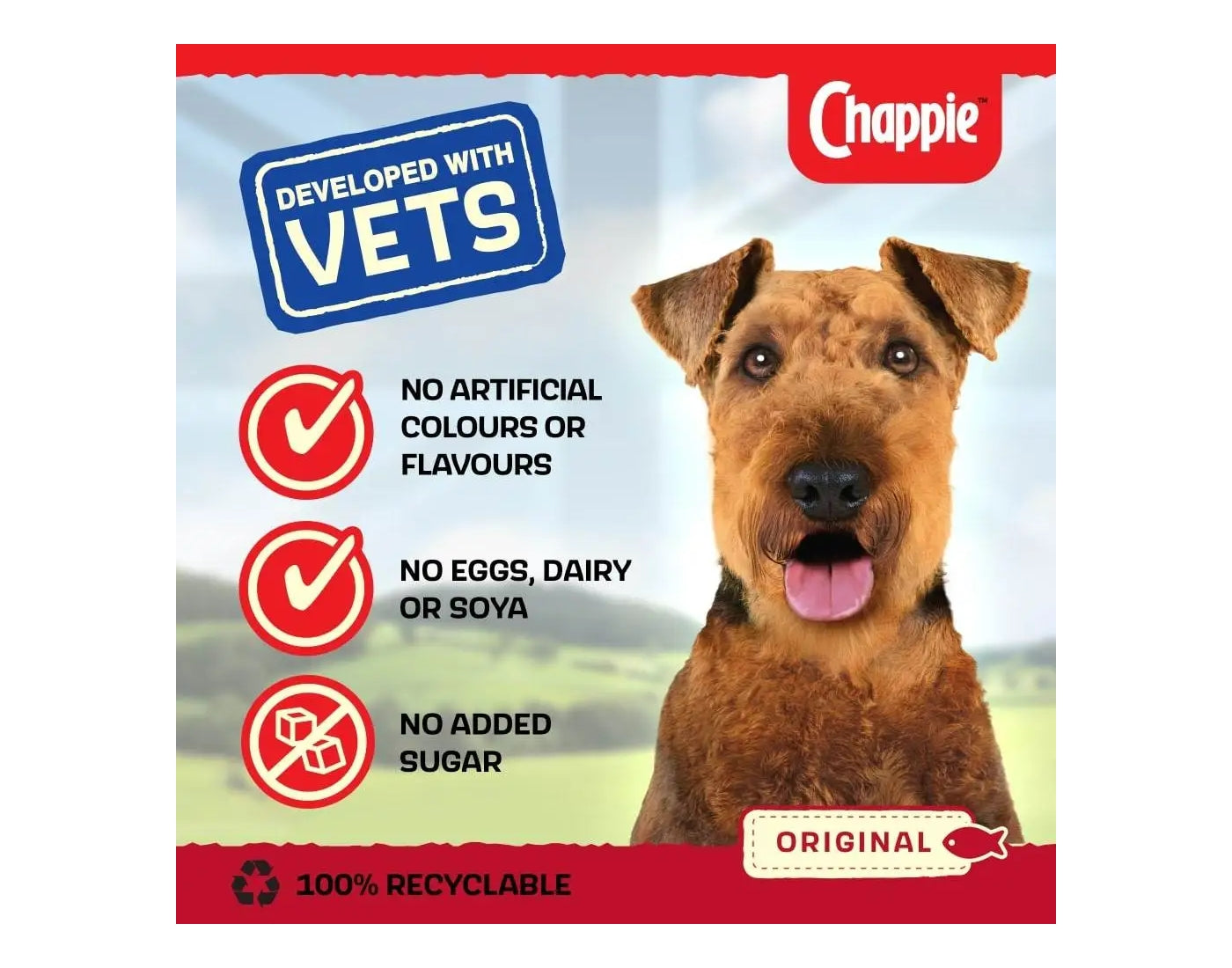 Chappie - Original Complete Wet Dog Food 12 x 412g - Buy Online SPR Centre UK