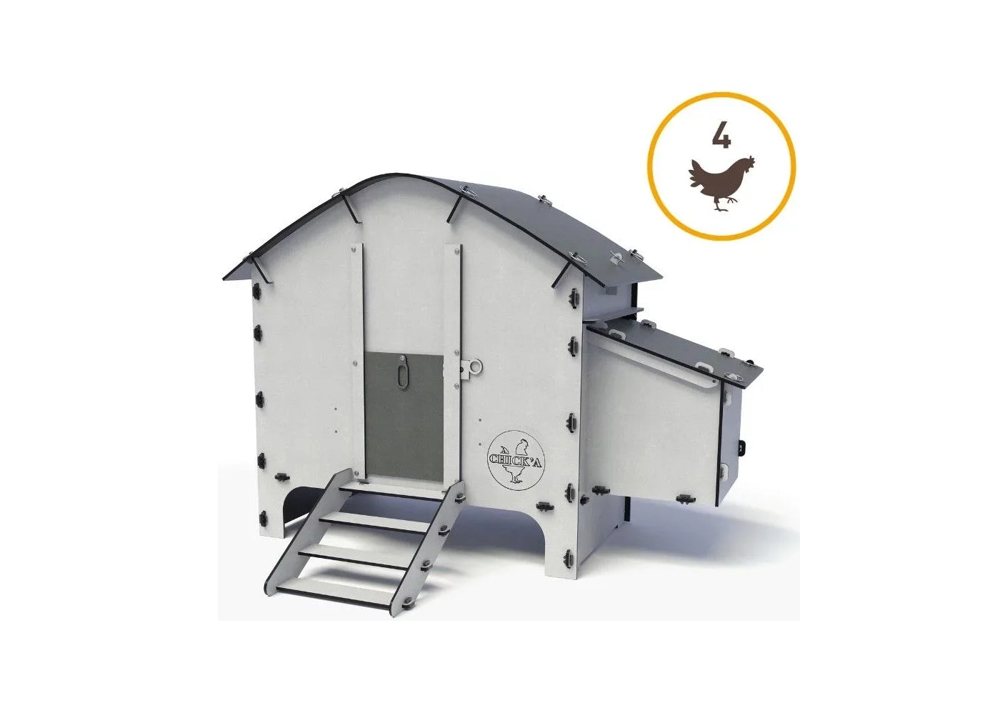 Chick'A - Harmony Chicken Coop - Suitable for 4 Chickens - Buy Online SPR Centre UK
