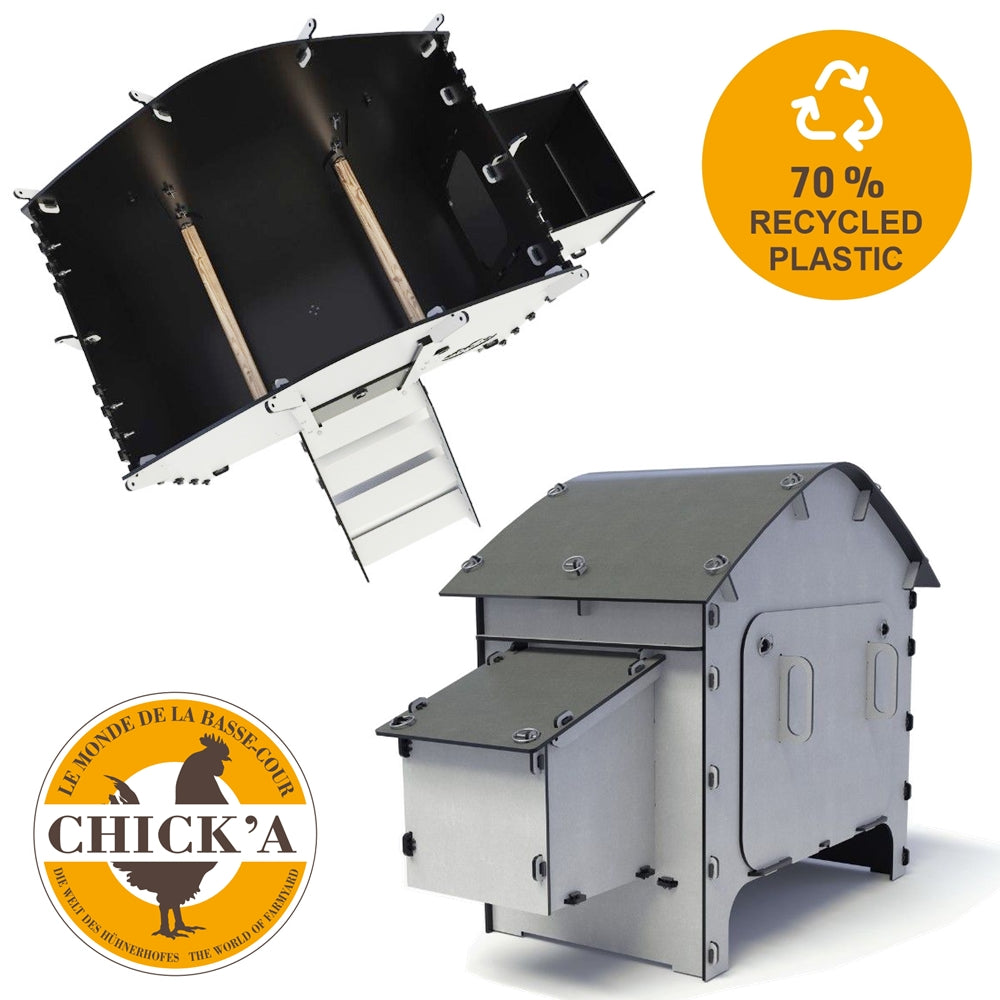 Chick'A - Harmony Chicken Coop - Suitable for 4 Chickens - Buy Online SPR Centre UK