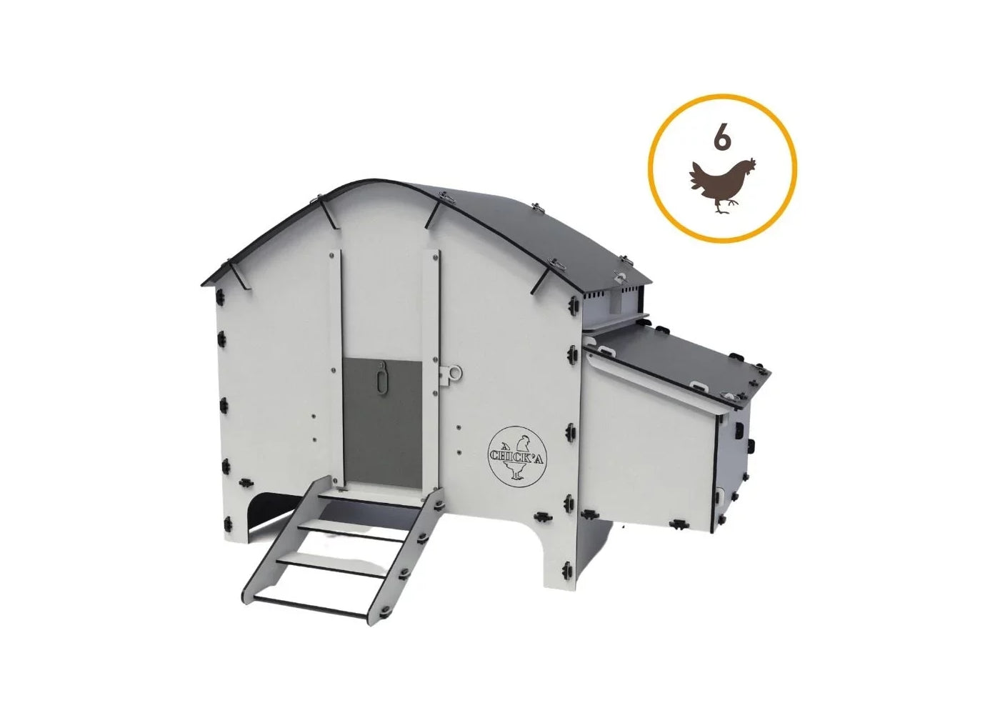 Chick'A - Harmony Chicken Coop - Suitable for 6 Chickens - Buy Online SPR Centre UK