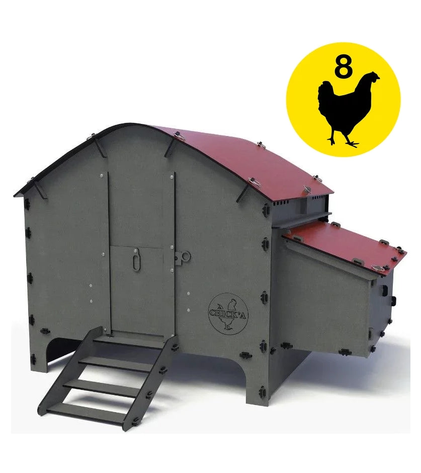Chick'A - Harmony Chicken Coop - Suitable for 8 Chickens - Buy Online SPR Centre UK