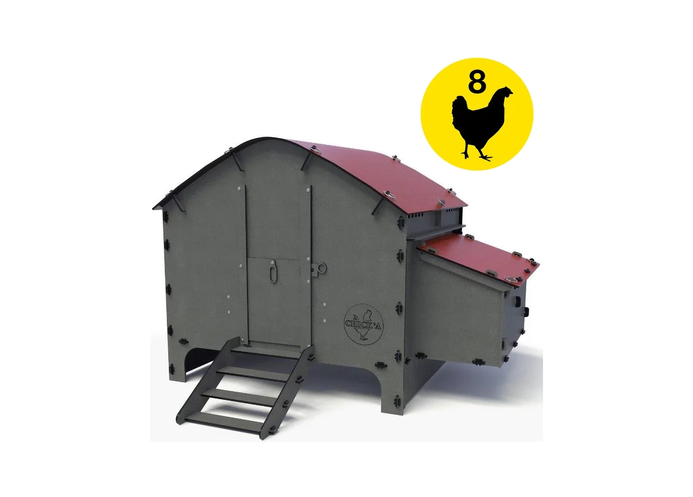 Chick'A - Harmony Chicken Coop - Suitable for 8 Chickens - Buy Online SPR Centre UK