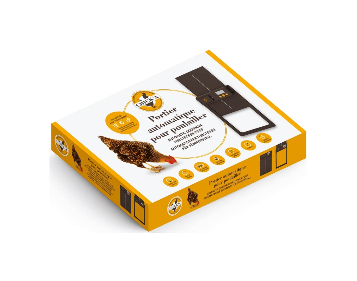 Chick'A - Automatic Chicken Coop Door Opener - Buy Online SPR Centre UK