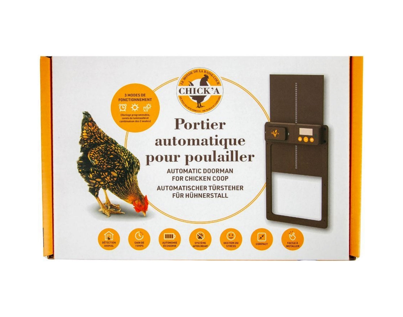 Chick'A - Automatic Chicken Coop Door Opener - Buy Online SPR Centre UK