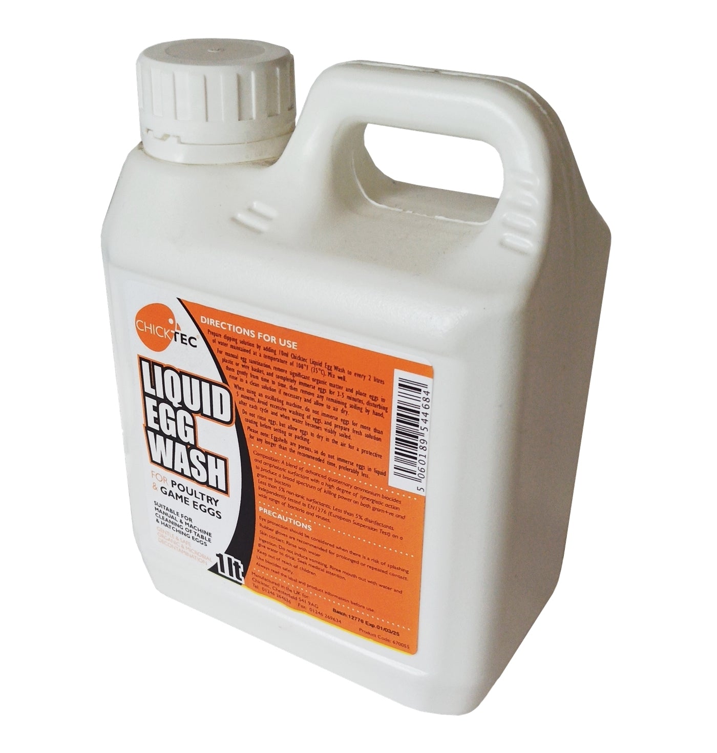 Chicktec - Liquid Egg Wash - 1 litre - Buy Online SPR Centre UK