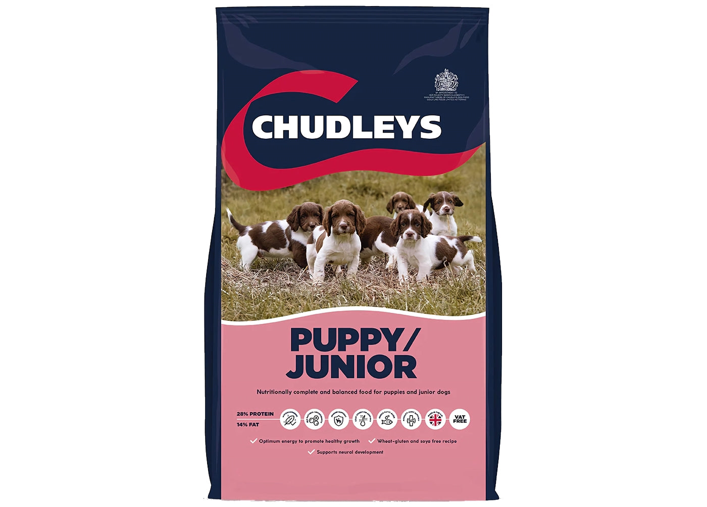 Chudleys - Puppy/Junior Dog Food 12kg - Buy Online SPR Centre UK