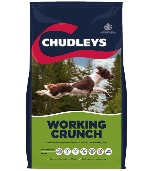 Chudleys - Working Crunch (Working Dog Food) 14kg - Buy Online SPR Centre UK