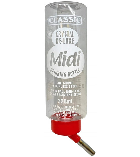 Classic - Crystal De-luxe Small Animal Drinking Bottle (Midi) - Buy Online SPR Centre UK