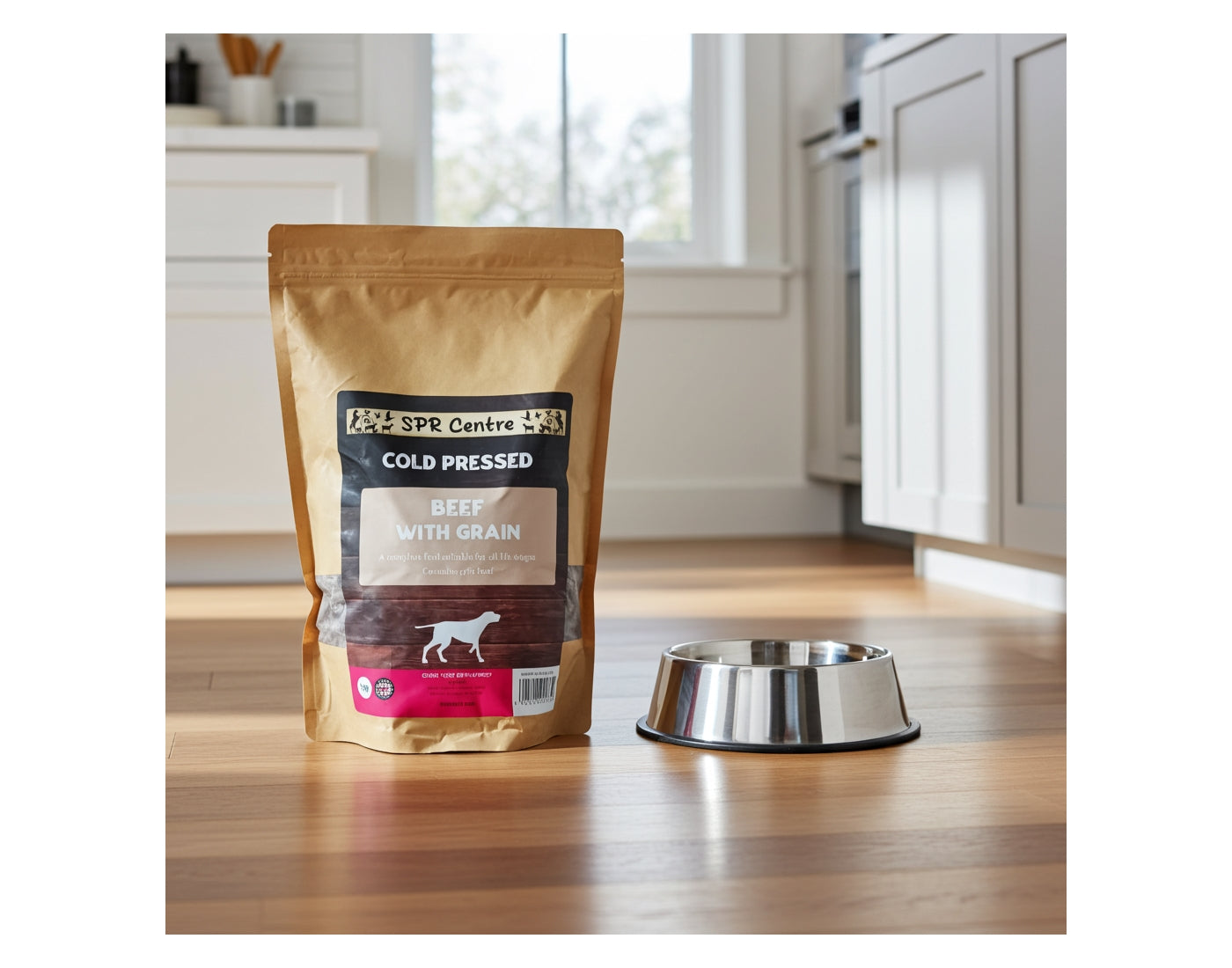 SPR - Cold Pressed Beef with Grain Dog Food 2kg - Buy Online SPR Centre UK