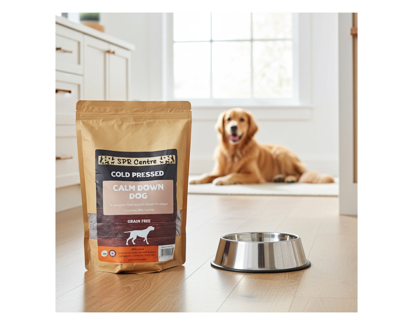SPR - Cold Pressed Calm Down Dog 2kg - Grain Free Dog Food - Buy Online SPR Centre UK
