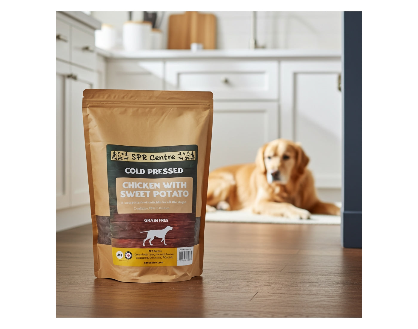 SPR - Cold Pressed Chicken & Sweet Potato Dog Food (Grain Free) 2kg - Buy Online SPR Centre UK