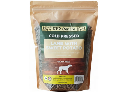 SPR - Cold Pressed Lamb & Sweet Potato Dog Food (Grain Free) 2kg - Buy Online SPR Centre