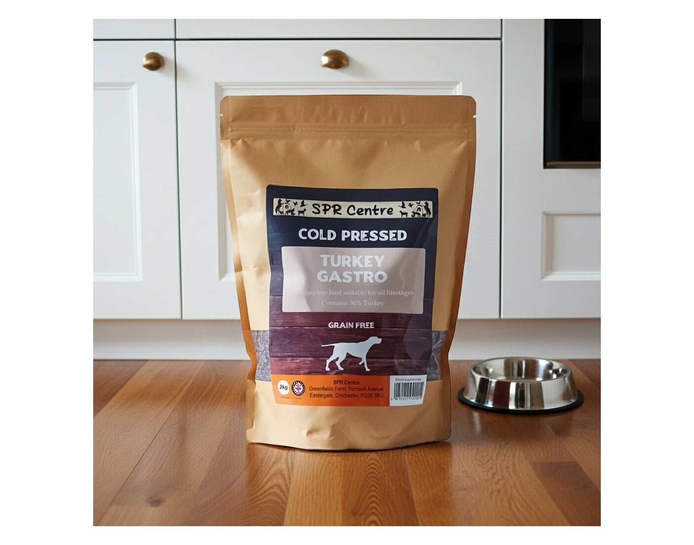 SPR - Cold Pressed 'Turkey Gastro' Dog Food (Grain Free) 2kg - Buy Online SPR Centre UK