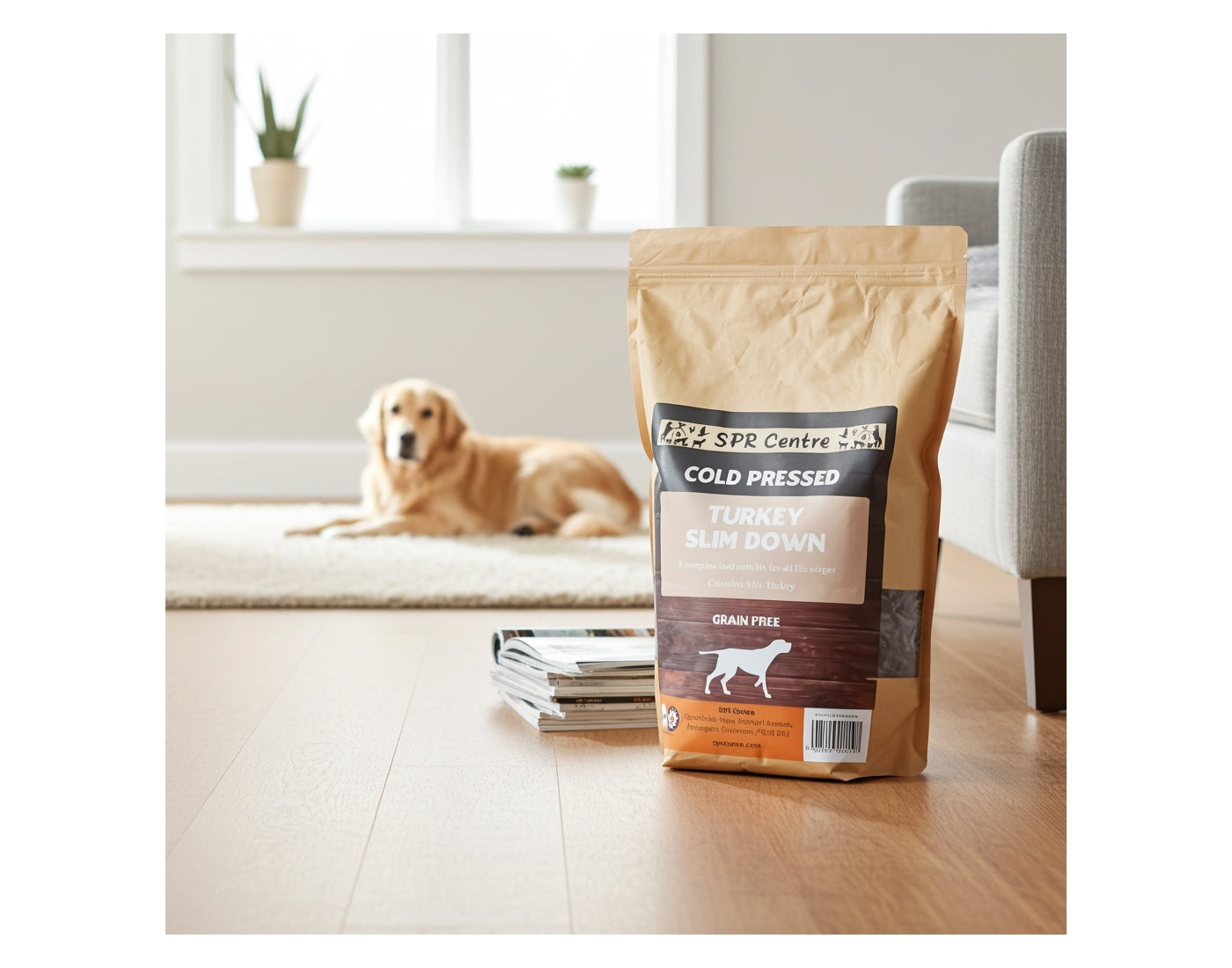SPR - Cold Pressed Turkey Slim Down Dog Food (Grain Free) 2kg - Buy Online SPR Centre UK