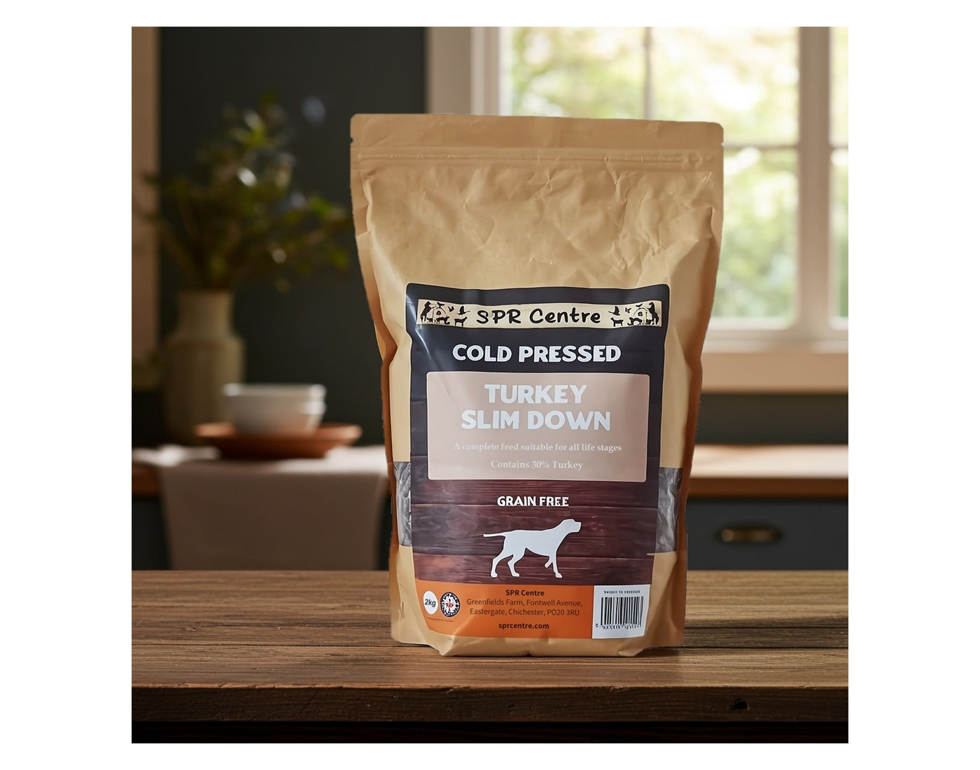 SPR - Cold Pressed Turkey Slim Down Dog Food (Grain Free) 2kg - Buy Online SPR Centre UK