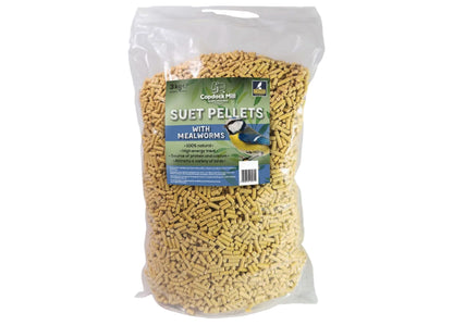 Copdock Mill - Suet Pellets with Mealworms 3kg - Buy Online SPR Centre UK