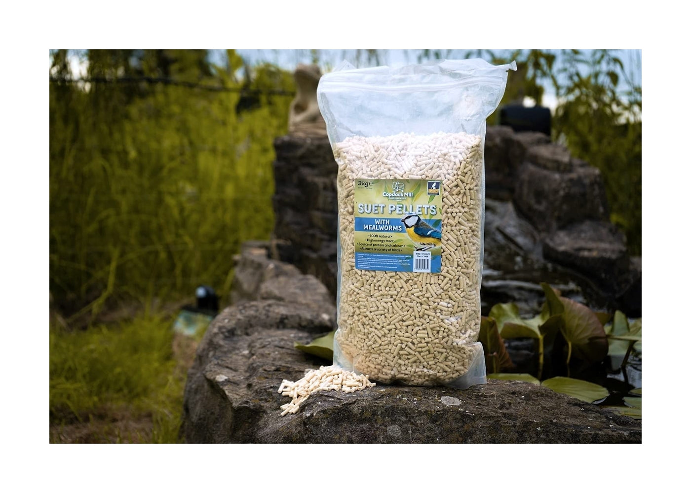Copdock Mill - Suet Pellets with Mealworms 3kg - Buy Online SPR Centre UK