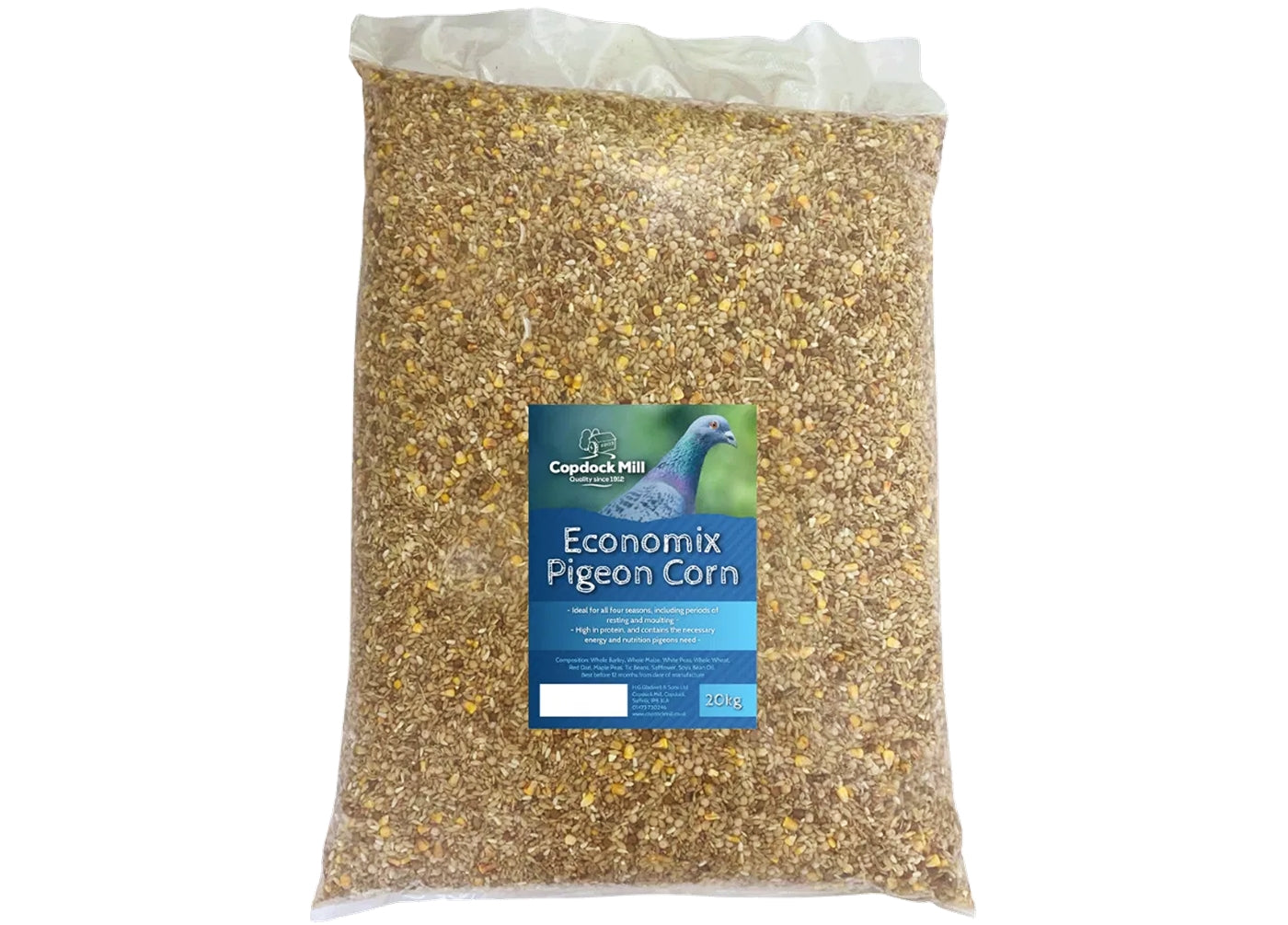 Copdock Mill - Economix Pigeon Corn 20kg - Buy Online SPR Centre UK