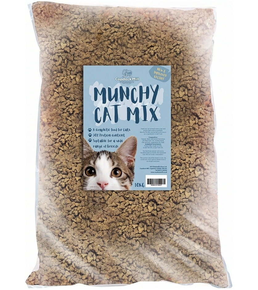 Copdock Mill - Munchy Cat Mix 10kg - Complete Dry Cat Food - Buy Online SPR Centre UK