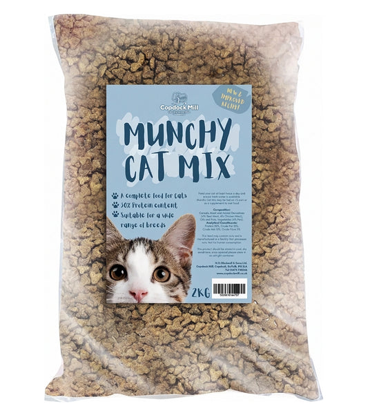 Copdock Mill - Munchy Cat Mix 2kg - Complete Dry Cat Food - Buy Online SPR Centre UK