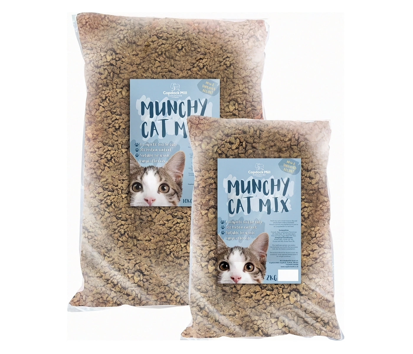 Copdock Mill - Munchy Cat Mix 10kg - Complete Dry Cat Food - Buy Online SPR Centre UK