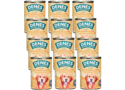 Denes - Adult Light with Chicken, Liver & Herbs 12x400g - Buy Online SPR Centre UK