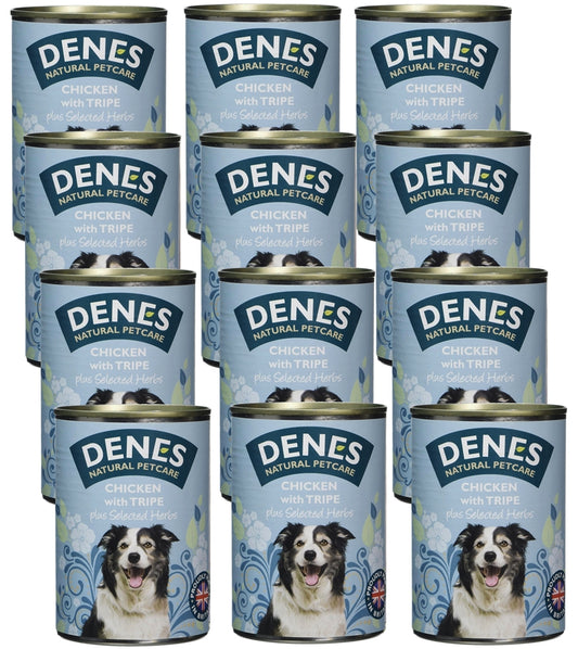 Denes - Adult Chicken with Tripe & Herbs 12x400g - Buy Online SPR Centre UK