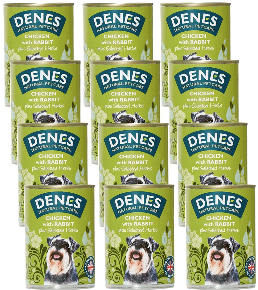 Denes - Adult Chicken with Rabbit & Herbs 12x400g - Buy Online SPR Centre UK