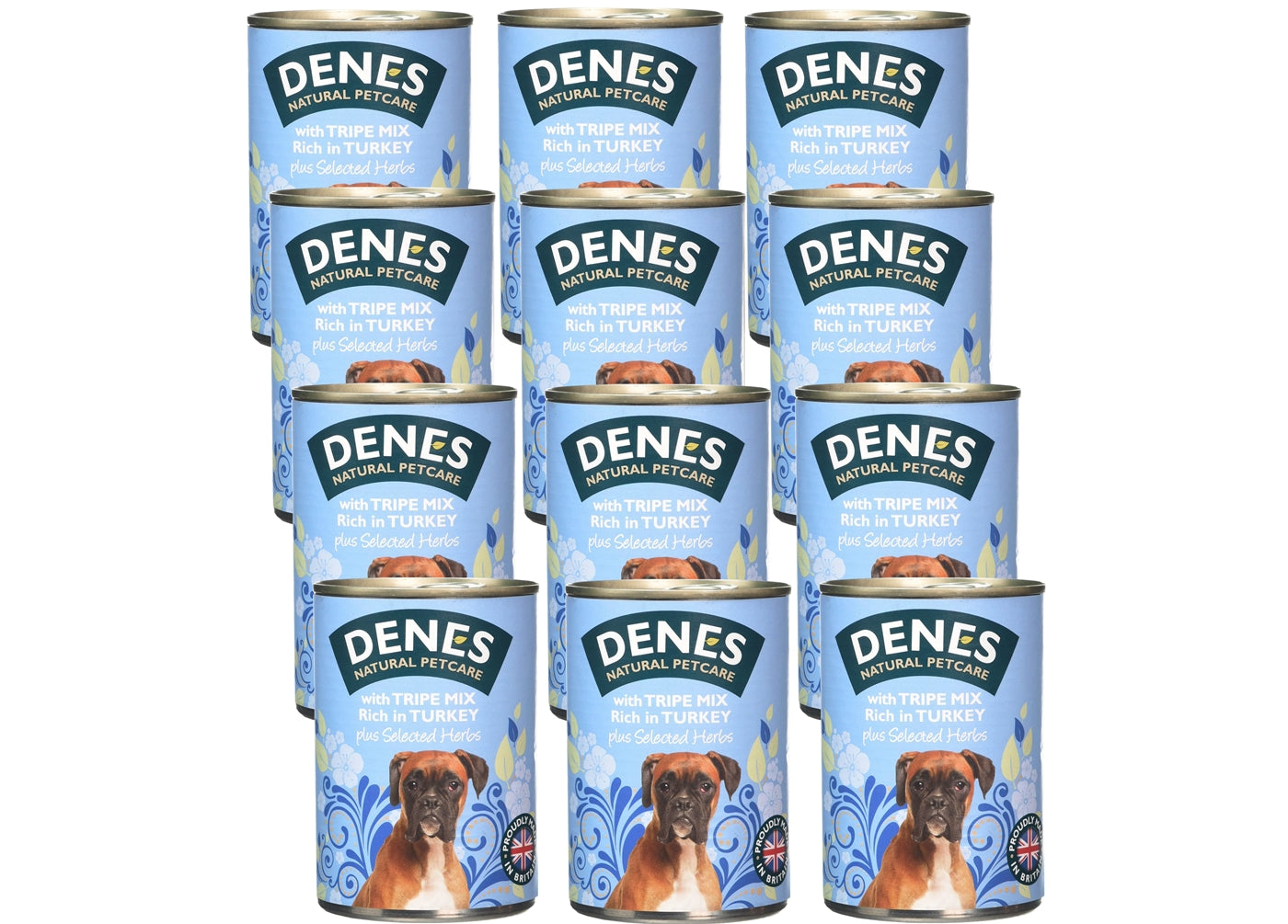 Denes - Adult Tripe Mix, Turkey & Herbs 12x400g - Buy Online SPR Centre UK