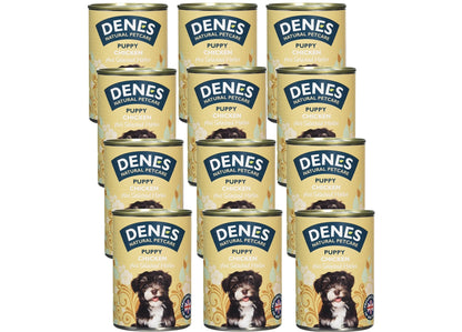 Denes - Puppy Chicken plus Herbs 12x400g - Buy Online SPR Centre UK