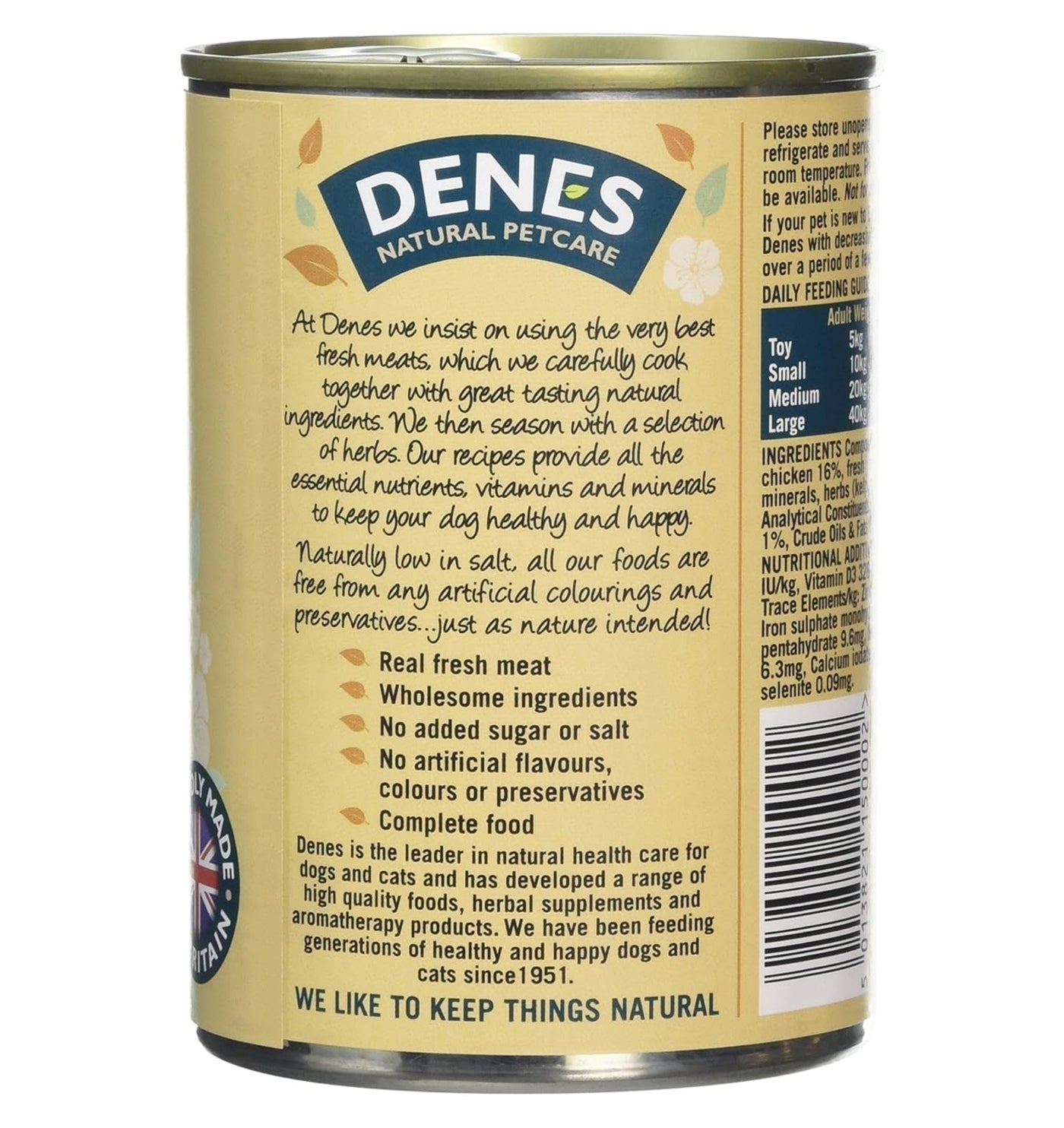 Denes - Puppy Chicken plus Herbs 12x400g - Buy Online SPR Centre UK