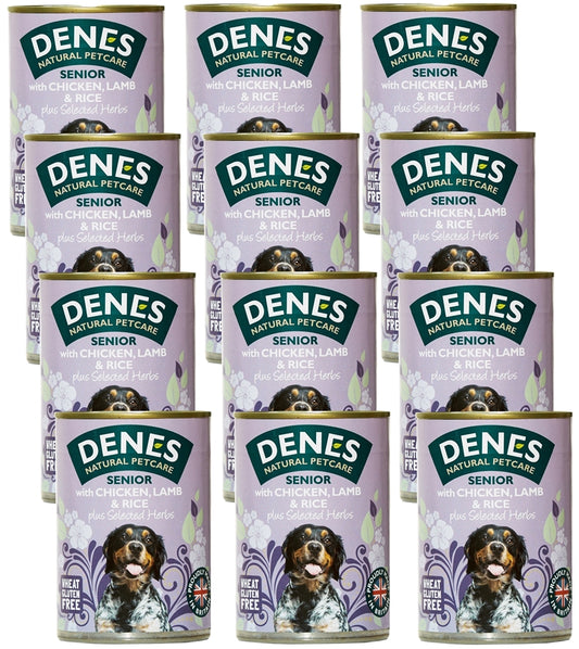 Denes - Senior with Chicken, Lamb, Rice & Herbs 12x400g - Buy Online SPR Centre UK
