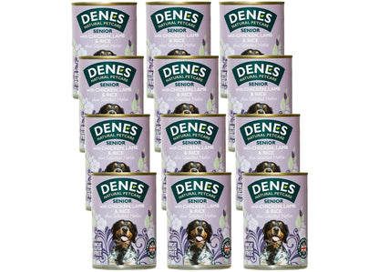 Denes - Senior with Chicken, Lamb, Rice & Herbs 12x400g - Buy Online SPR Centre UK