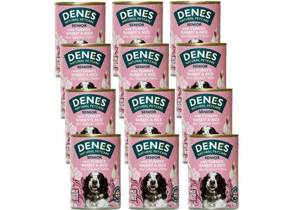 Denes - Senior with Turkey, Rabbit, Rice & Herbs 12x400g - Buy Online SPR Centre UK